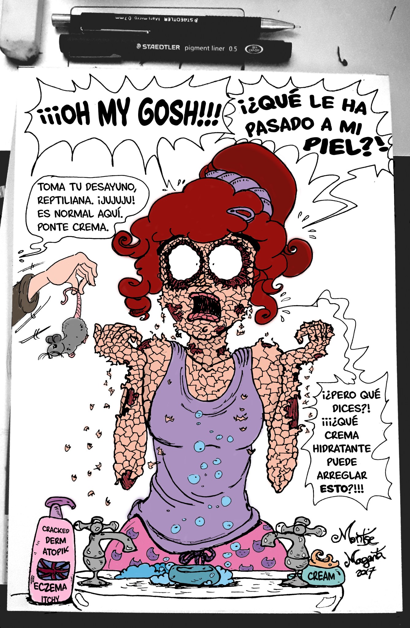 DermatitisLondon2017byMontseMagentaFotoColorFONT