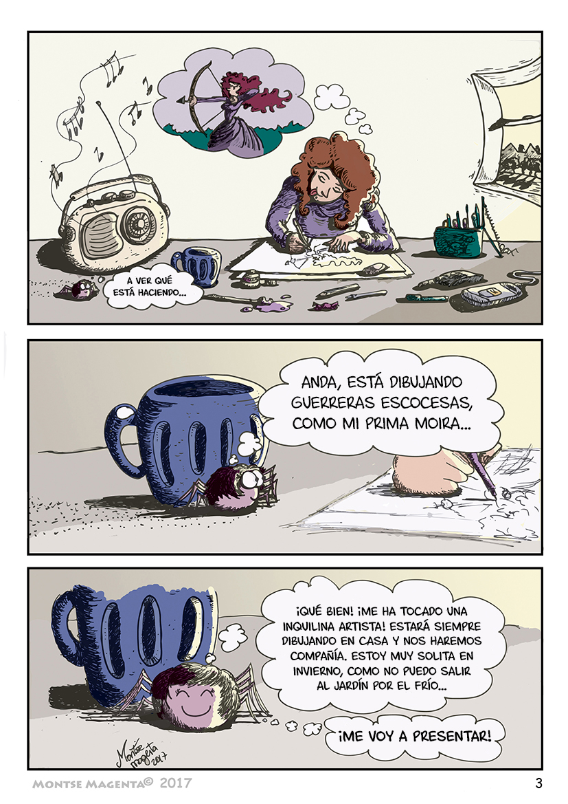 comiclondon2017page3bymontsesonsonarosinach2017magentalowresTextEspanyolFONT